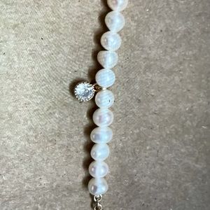 a white bracelet! & colorful ring !